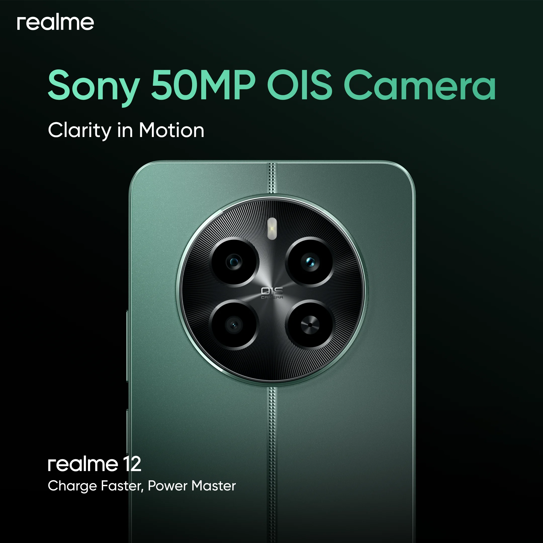 [Мировая премьера] realme 12 4G Смартфон Камера Sony LYT-600 с OIS 50Мп Процессор Snapdragon 685 Плавный AMOLED дисплей 120 Гц 6,67 дюйма Зарядка 67