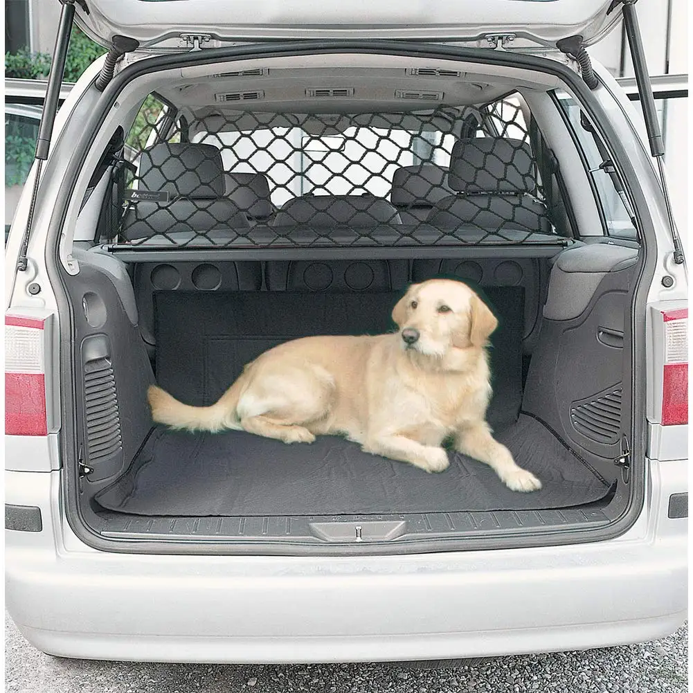 Rete di sicurezza per cani regolabile - Rete di sicurezza per bagagliaio di un'auto - Rete
