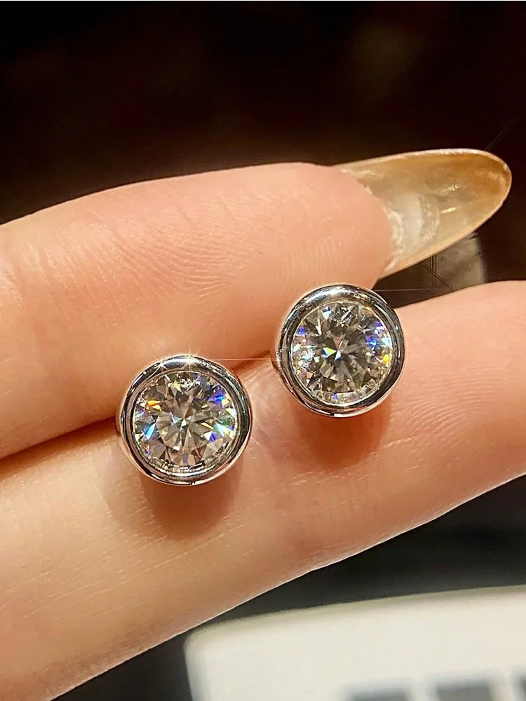 Thumbnail 3 - #28 Latest Moissanite Stud Earrings Offers
