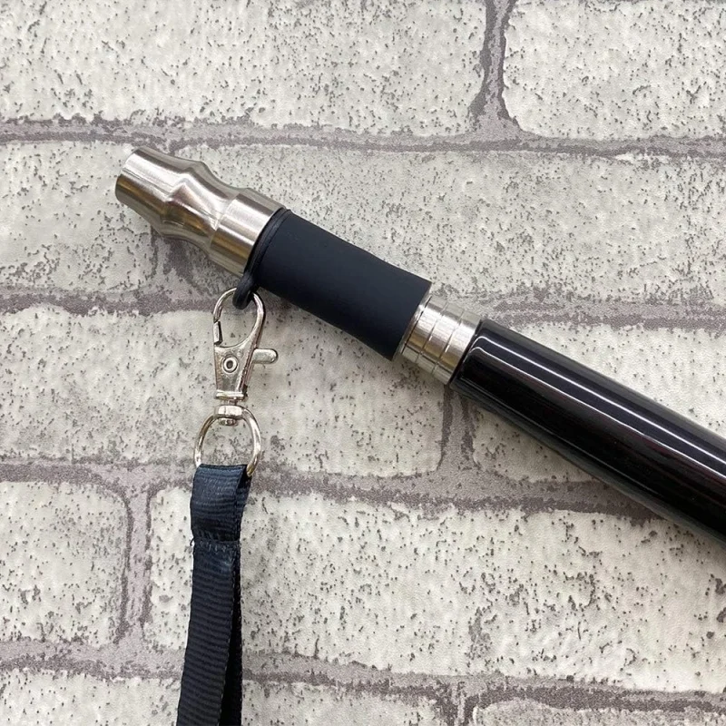 

JUSES Aluminum Alloy Hookah Tips Shisha Mouthpiece Silicone with Hang Rope Strap Chicha Narguile Water Pipe Smoke Accessories