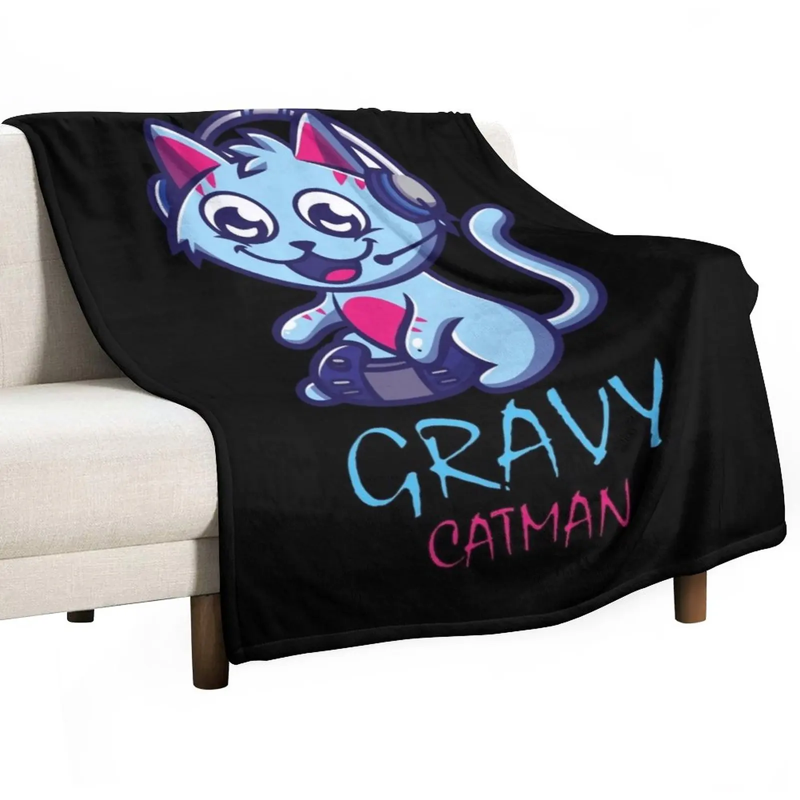 

Gravy cat Man gravycatman gaming Throw Blanket Luxury Blanket Flannels Blanket Blanket For Decorative Sofa