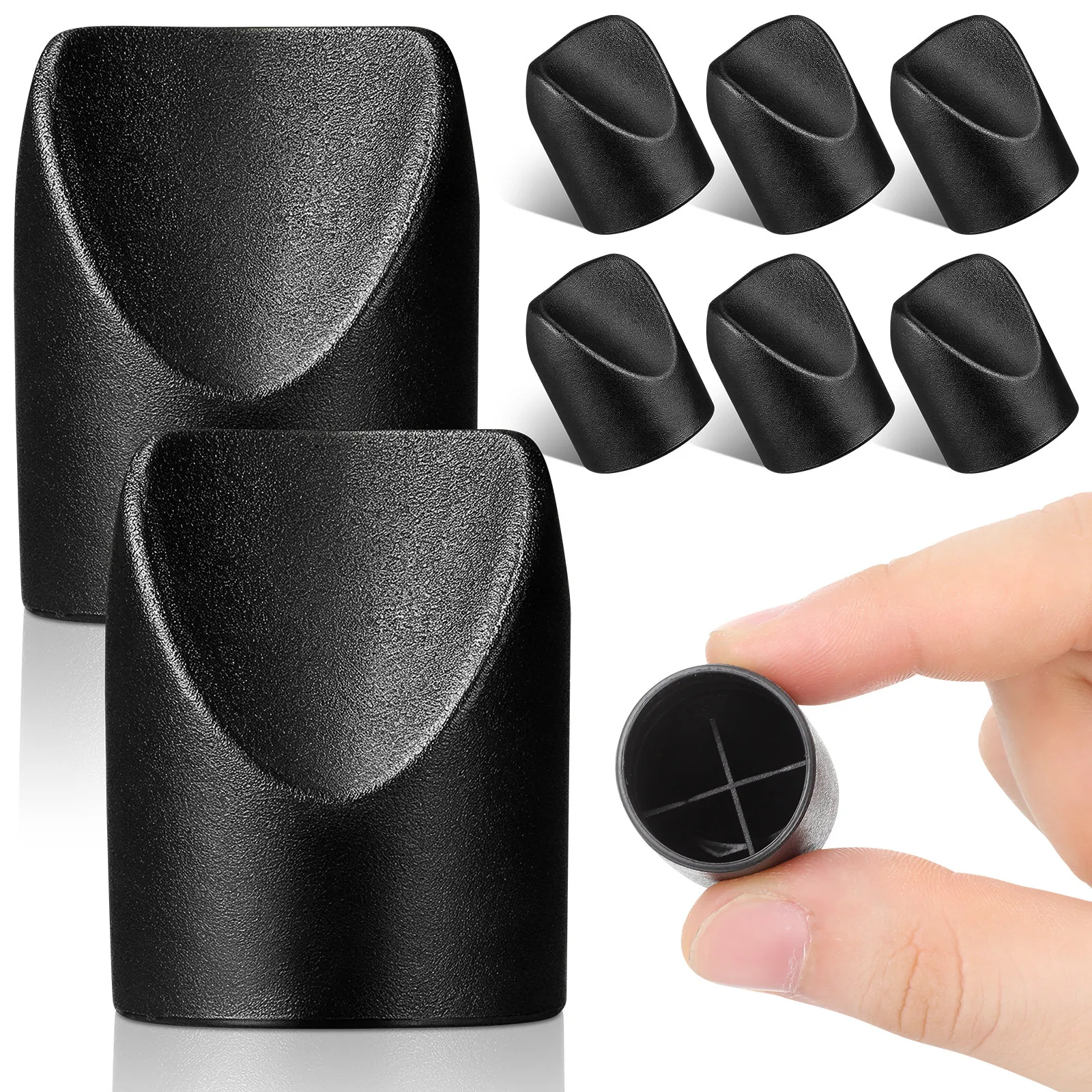 8 Tapas de Plástico Negro para - Outdoor Furniture Heavy Duty reseña y precio