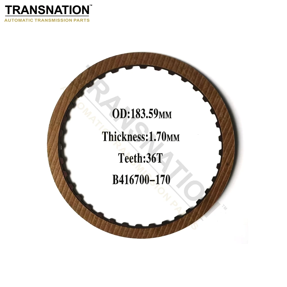 6L80E 6L90E Transmission 1-2-3-4 Clutch Friction Plates 416700-170 For GM BMW Car Accessories Transnation