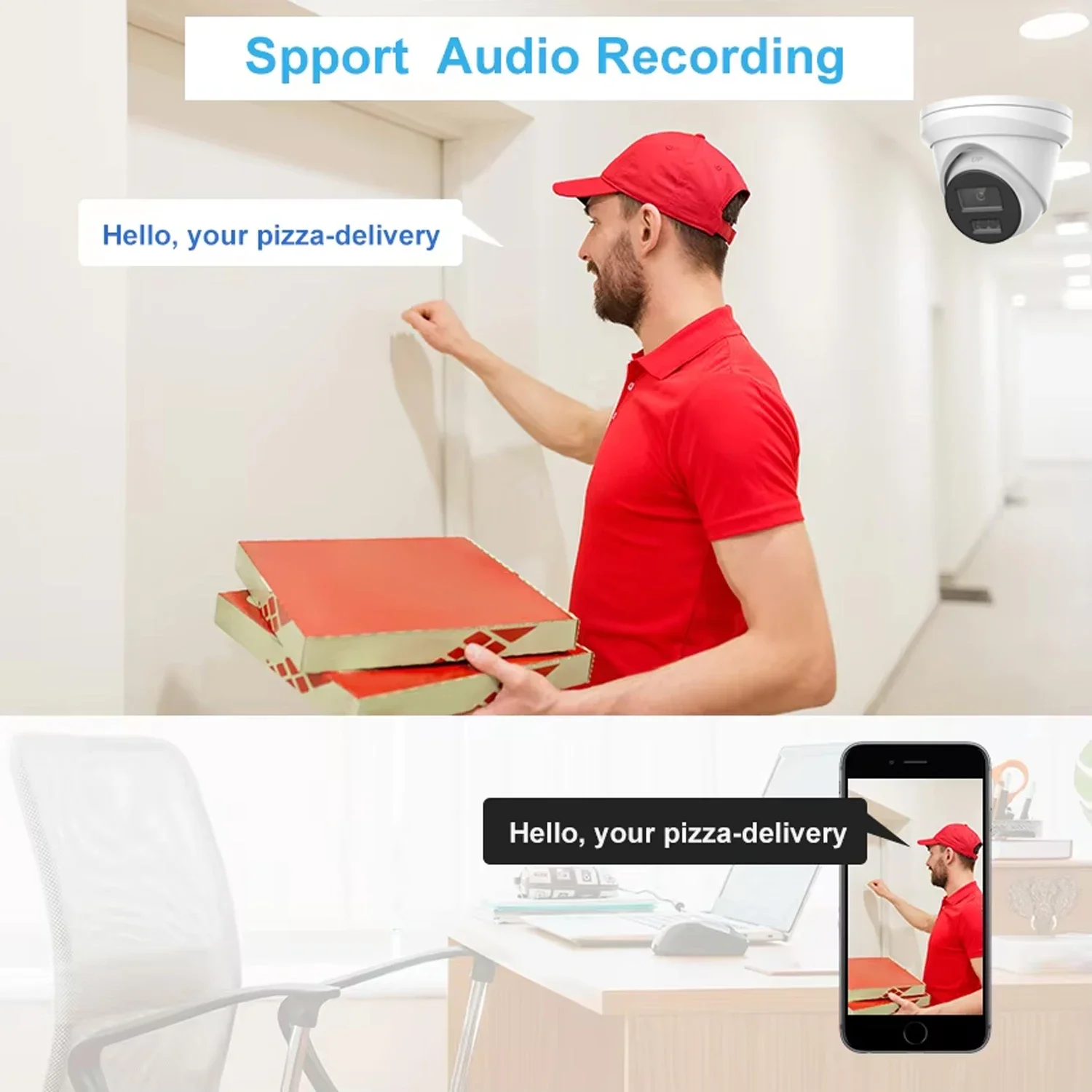 Anpviz 4CH 5MP نظام الأمن 4 قطعة 5MP POE IP برج كاميرا مزدوجة الضوء IP67 4CH 12MP NVR WDR كشف الحركة المدمج في هيئة التصنيع العسكري