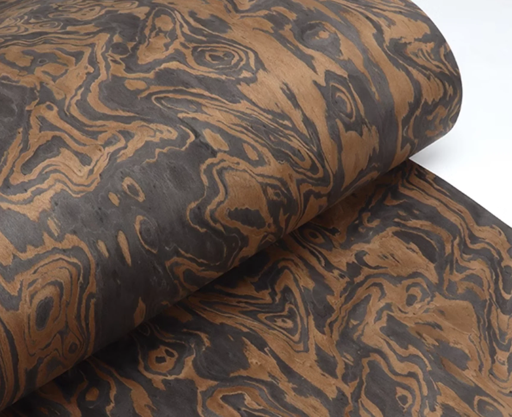 Vintage-Inspired Decorative Wood Veneer Technology Wood Decorative Black Walnut Tree Root Veneer 250X58CM Thickness: 0.5mm image 6