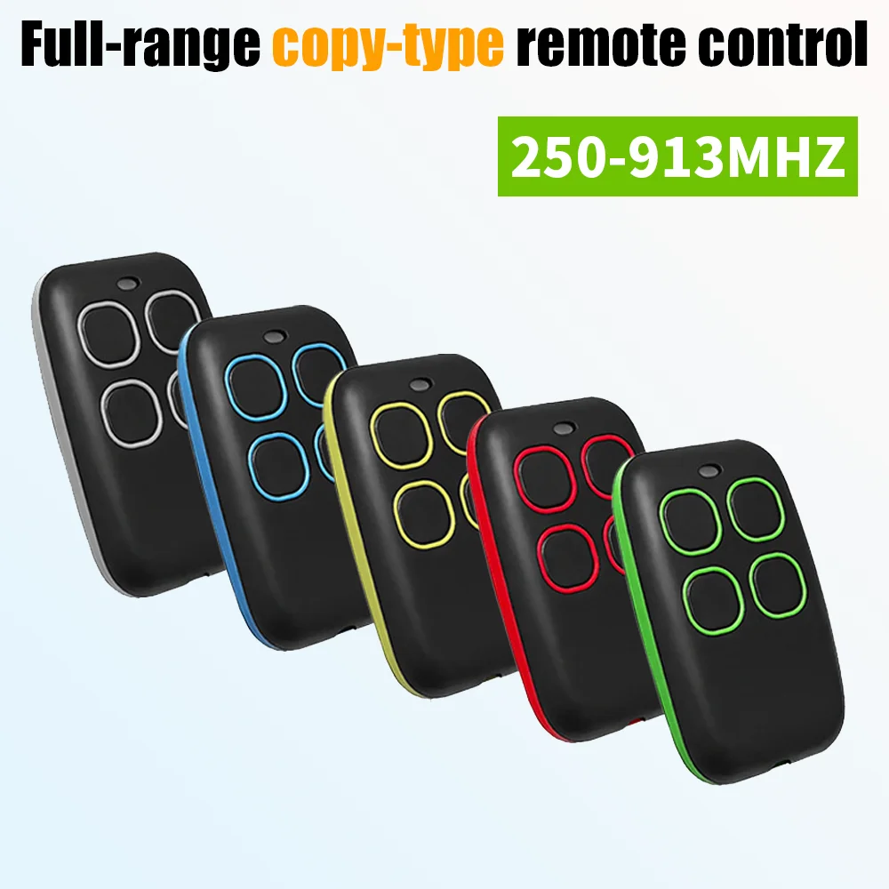 Remote Control Pintu Garasi 433.92MHz Rolling Code Duplicator Universal Multi Frekuensi 250-913mhz Transmitter Gate Keyfob