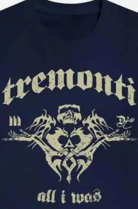 

Черная футболка TREMONTI band с коротким рукавом, все размеры