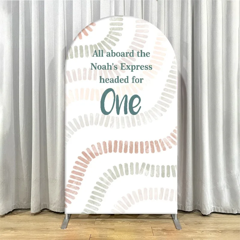 Arch Backdrop Cover Single Side Christmas Snowflake Party Decoration Photo Booth Background Event Supplies Celebration Props