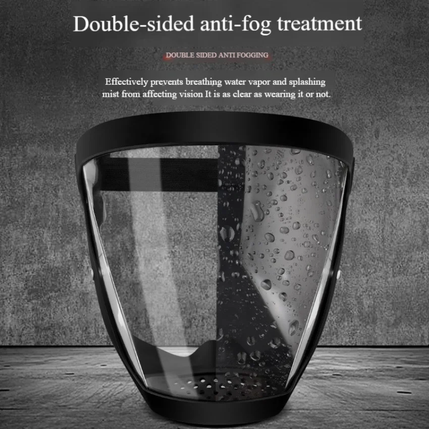 

High transparency protective mask - dust-proof/splash-proof suitable for sports, cycling, grinding, weeding/cutting grass