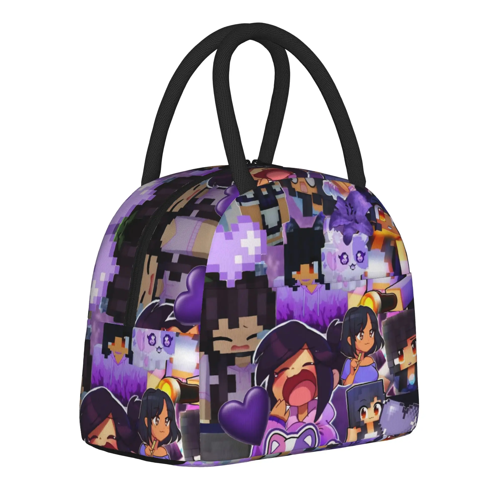 Insulated Lunch Boxes A-Aphmau Cartoon Merch  Lunch Container Fashion Thermal Cooler Lunch Box For Picnic