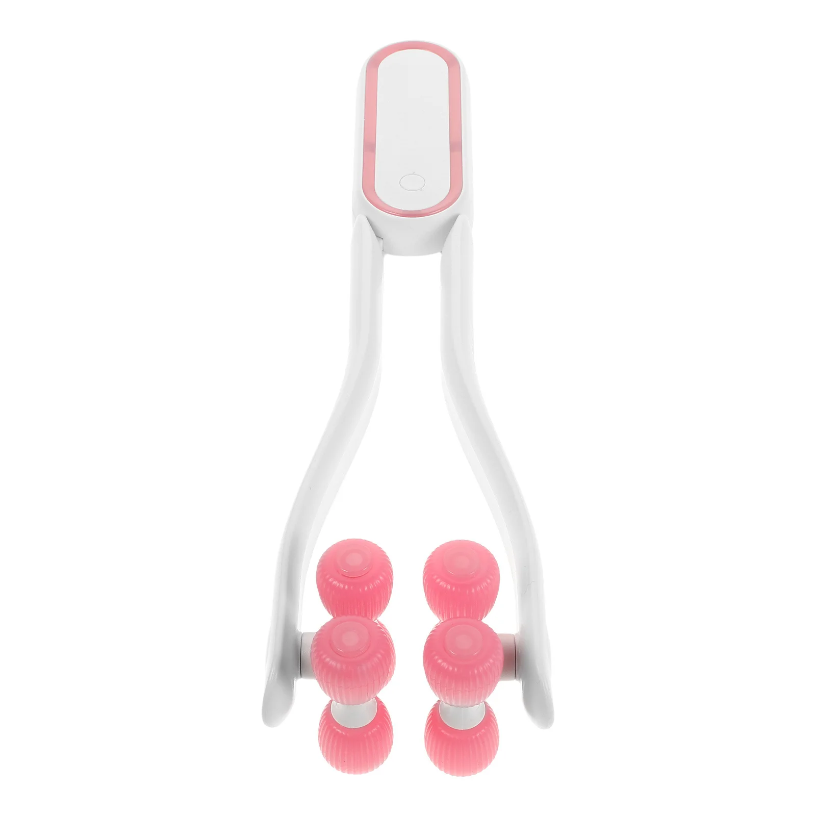 Flor massagem rolo de plástico manual v rosto puxar rolo apertado pescoço massageador facial feminino massageador massagem vara
