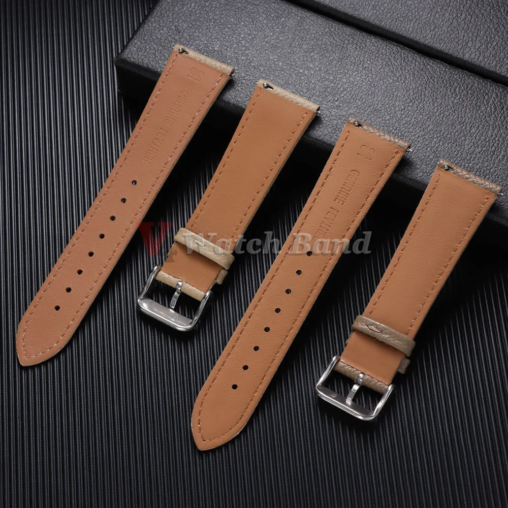 16mm 18mm 19mm 20mm 21mm 22mm Vintage Kalbsleder Uhrenarmband Schnellverschluss-Armbänder für Herren und Damen Universelle Ersatz-Armbänder – Detail 7