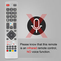 New Replacement IR Remote Control SHWRMC0134 Use for Sharp AQUOS SHW/RMC/0134 Netflix Prime YouTube F-Play Smart TV No Voice