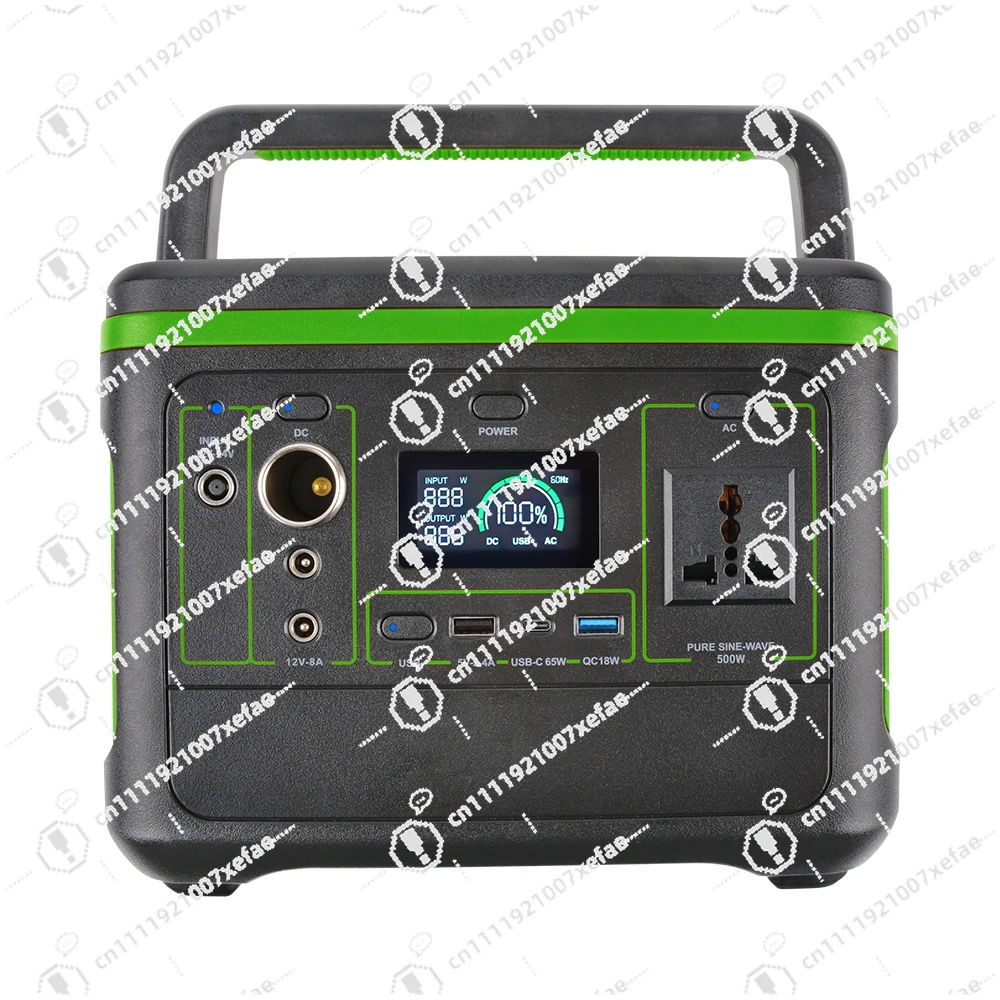 

Outdoor Home Portable Solar AC DC Outdoor Power Tool Power Bank Charging Station 500W