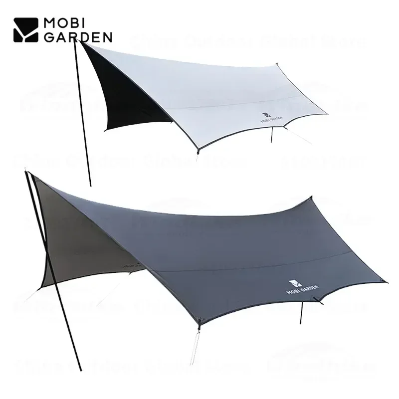 MOBI GARDEN  Junting 530 Vinyl Canopy Two Sides Available Outdoor UPF50+ Waterproof Camping Equipment Rainproof Awning UV Large