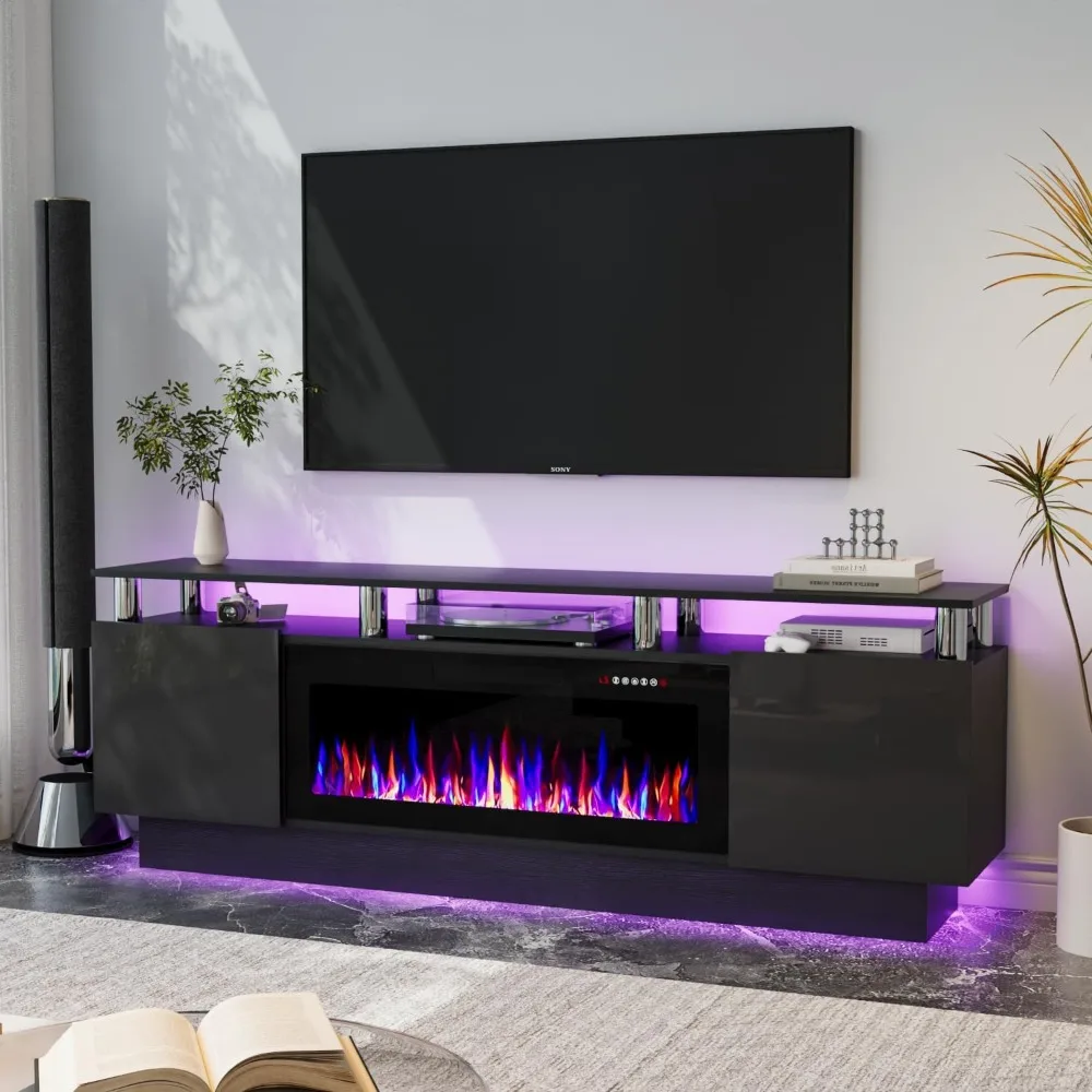 Fireplace TV Stand with 36