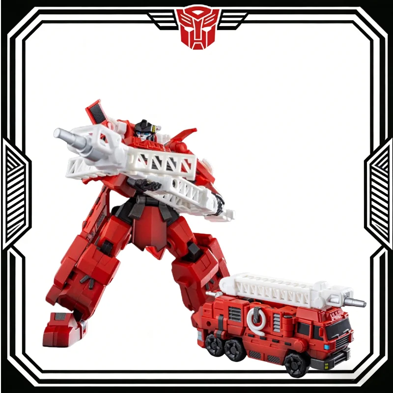 

В наличии Ironfactory IF EX62 Пожарная машина, оригинальная миниатюрная фигурка робота-меха, коллекционная модель, игрушка для мальчиков, подарок