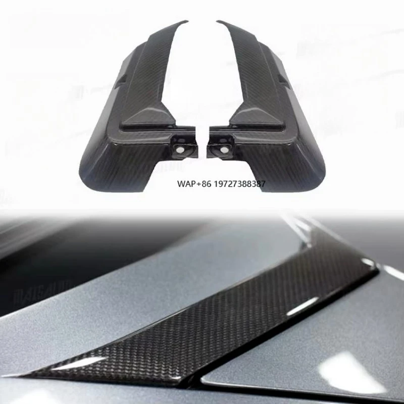 Car Accessories Carbon Fiber Hood Vent Trim Cover Aerodynamic Styling for SVJ LP700 LP720s Car Part