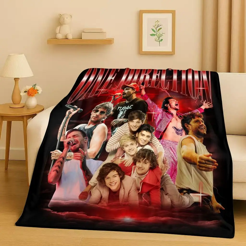 

26 Style One D-Direction Singer Star Flannel Blanket,Ultra Soft Warm Plush Throw for Home Bedroom Bed Sofa Cover Office Gift Kid