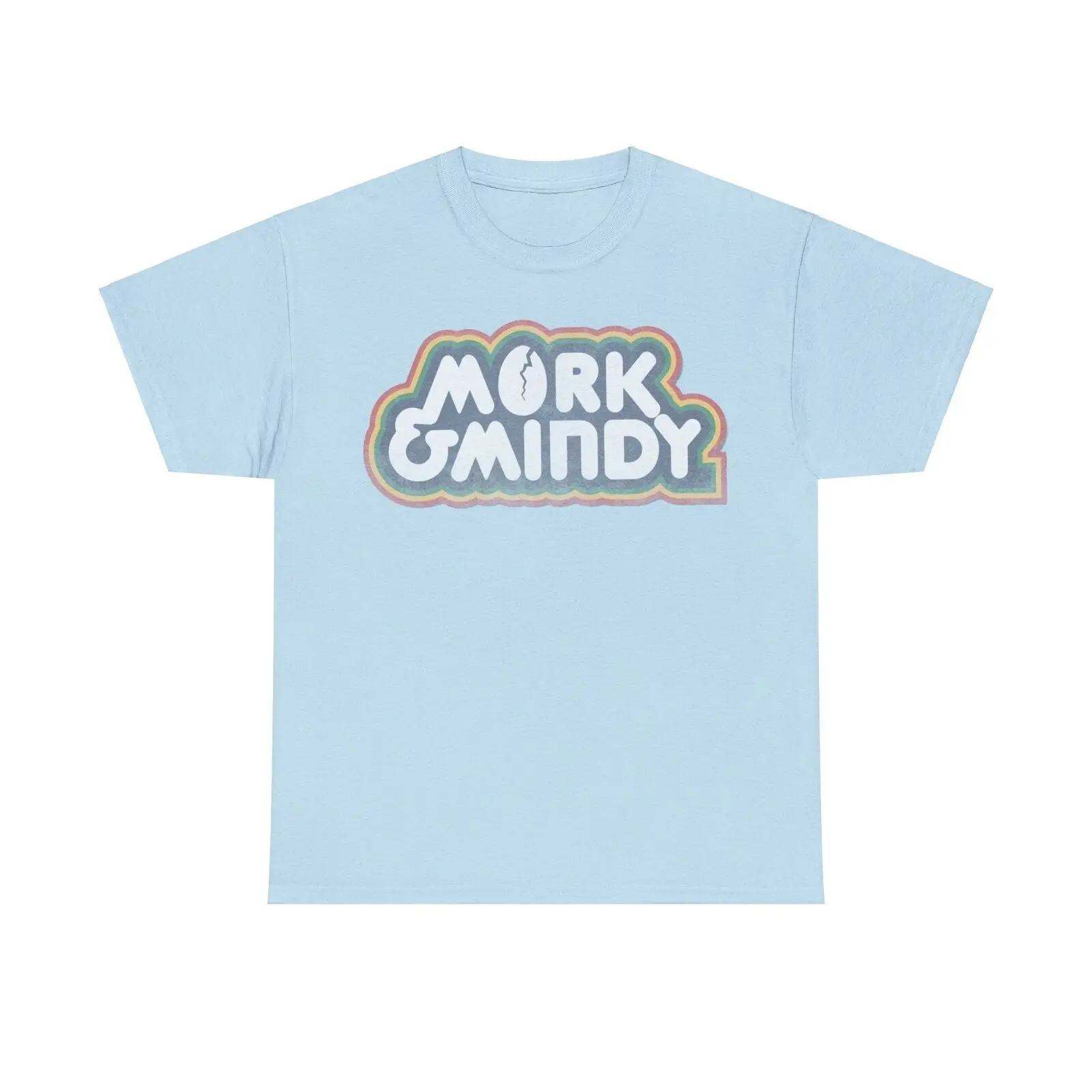 Mork and Mindy TV Show Logo T shirt