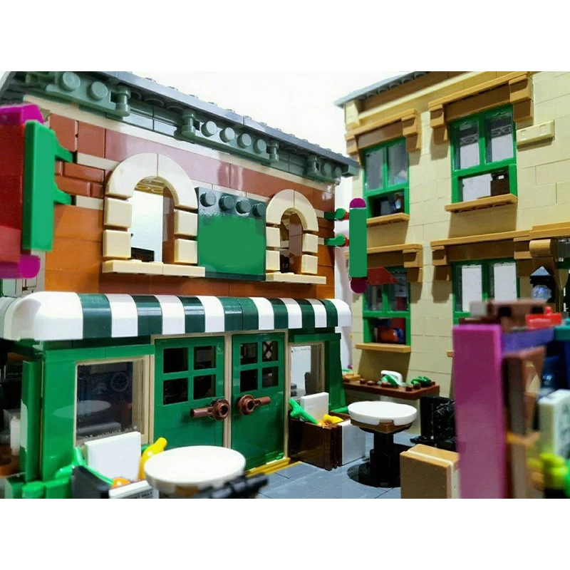 2703 elementy MOC Sesame Square Modułowe Budowle Edukacyjne Klocki Konstrukcyjne Prezent Świąteczny Dla Entuzjastów