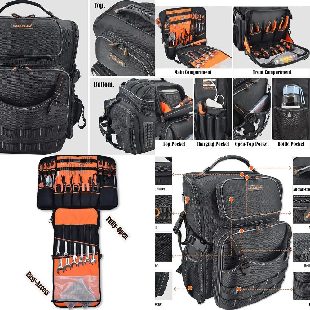 

Незаменимый помощник электрика: мужской рюкзак для инструментов для комплексного хранения снаряжения