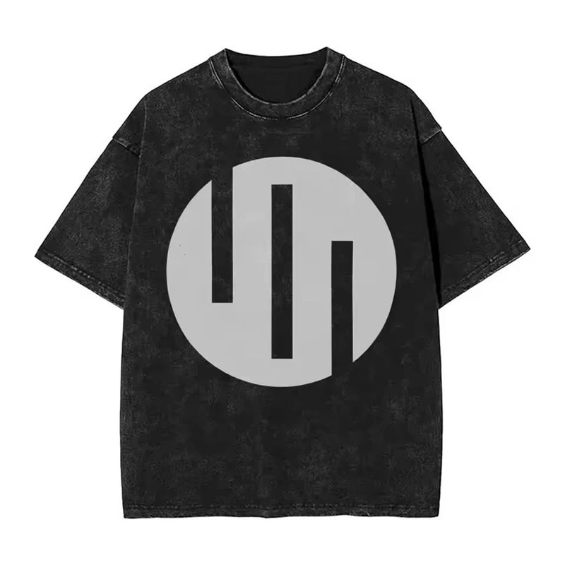 2026 Best Invincible Animation Mark Washed Vintage T-Shirt Loose Fit Men's and Women's Trendy Printed Couple Short Sleeve Shirt