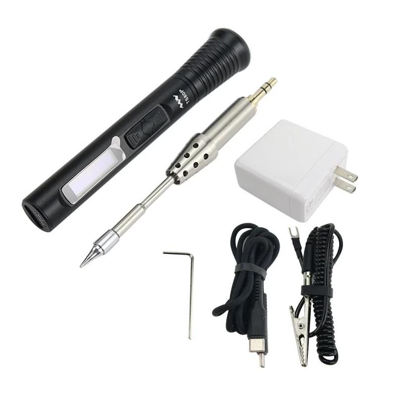 

Soldering Iron Kit TS80P Portable 30W Adjustable Temperature PD2.0 QC3.0 Power Supply