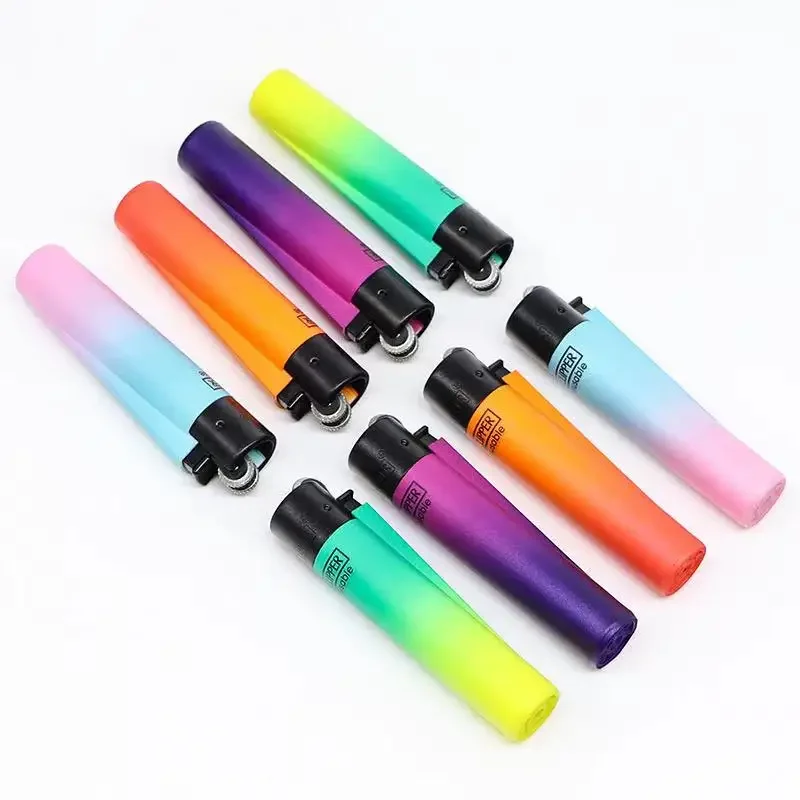 Clipper Spain Original Gasoline Lighter Grinding Wheel Flint Lighter Refillable Gas Rainbow Lighter Boxed Gadgets Cigarette Acce