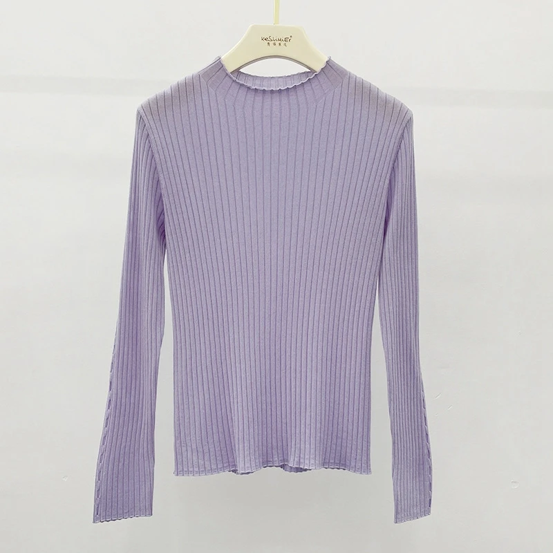 worsted wool sweater women winter clothes vintage tops black sweaters long sleeve pullover womens clothing knitwear brand purple