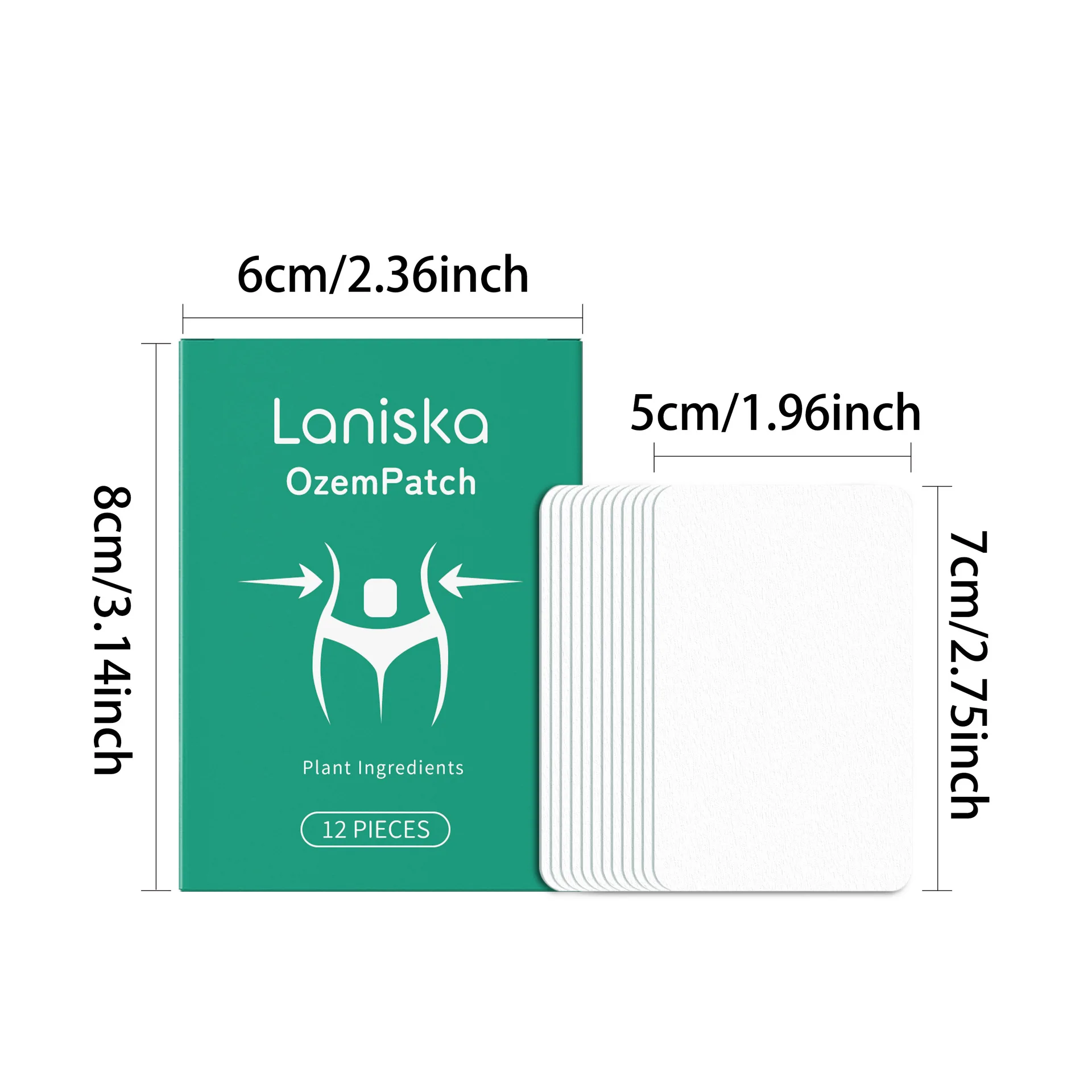 LANISKA Skin Tightening Patch Burn Fat Stimulate Metabolism Stimulate the Circulation of Blood Promote Digestion Body Care Patch