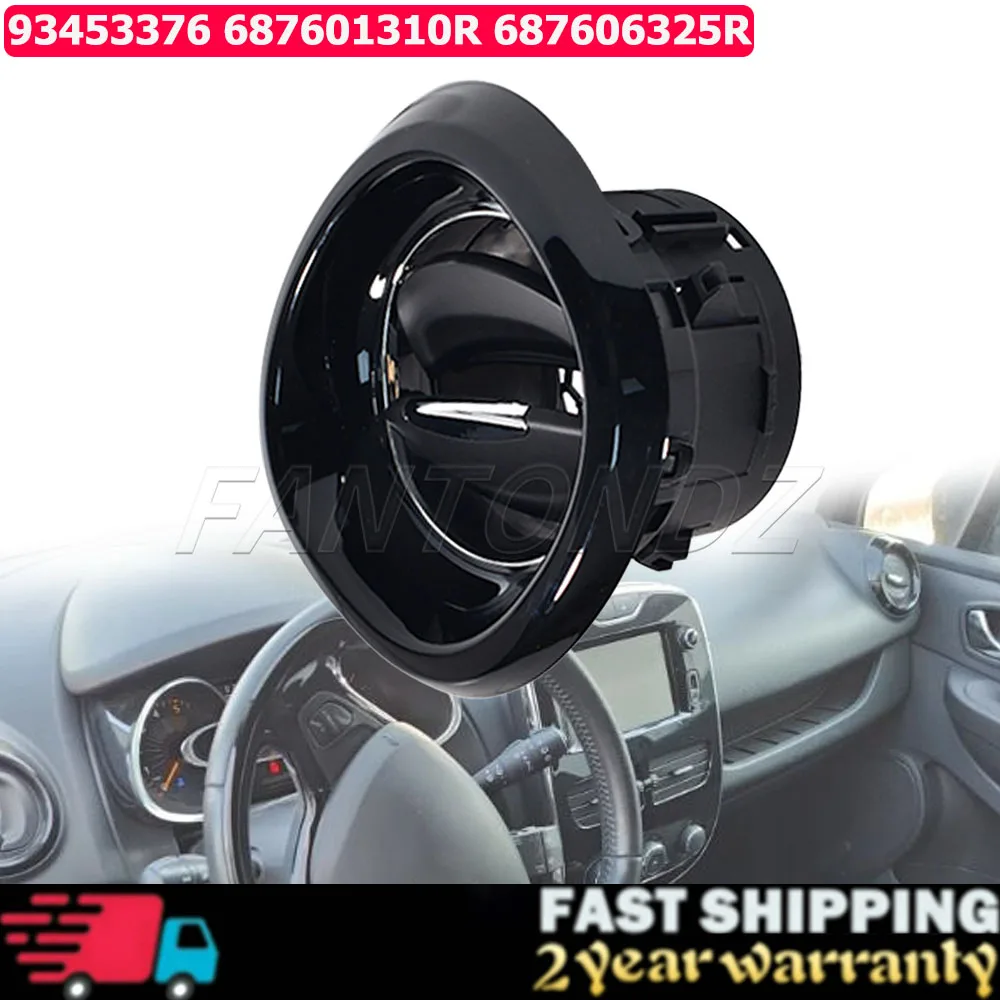 

For Renault Captur Clio MK4 Trafic MK3 Opel/Vauxhall Vivaro Air Vent Heating Grille Diffuser 687601310R 687606325R 93453376