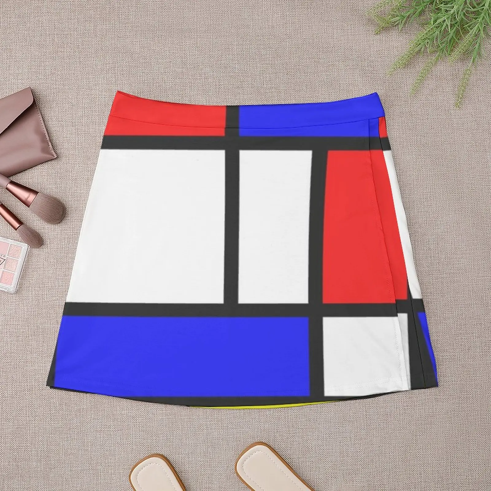 Mondrian Mini Skirt rave outfits for women Skirt pants chic and elegant woman skirt Mini