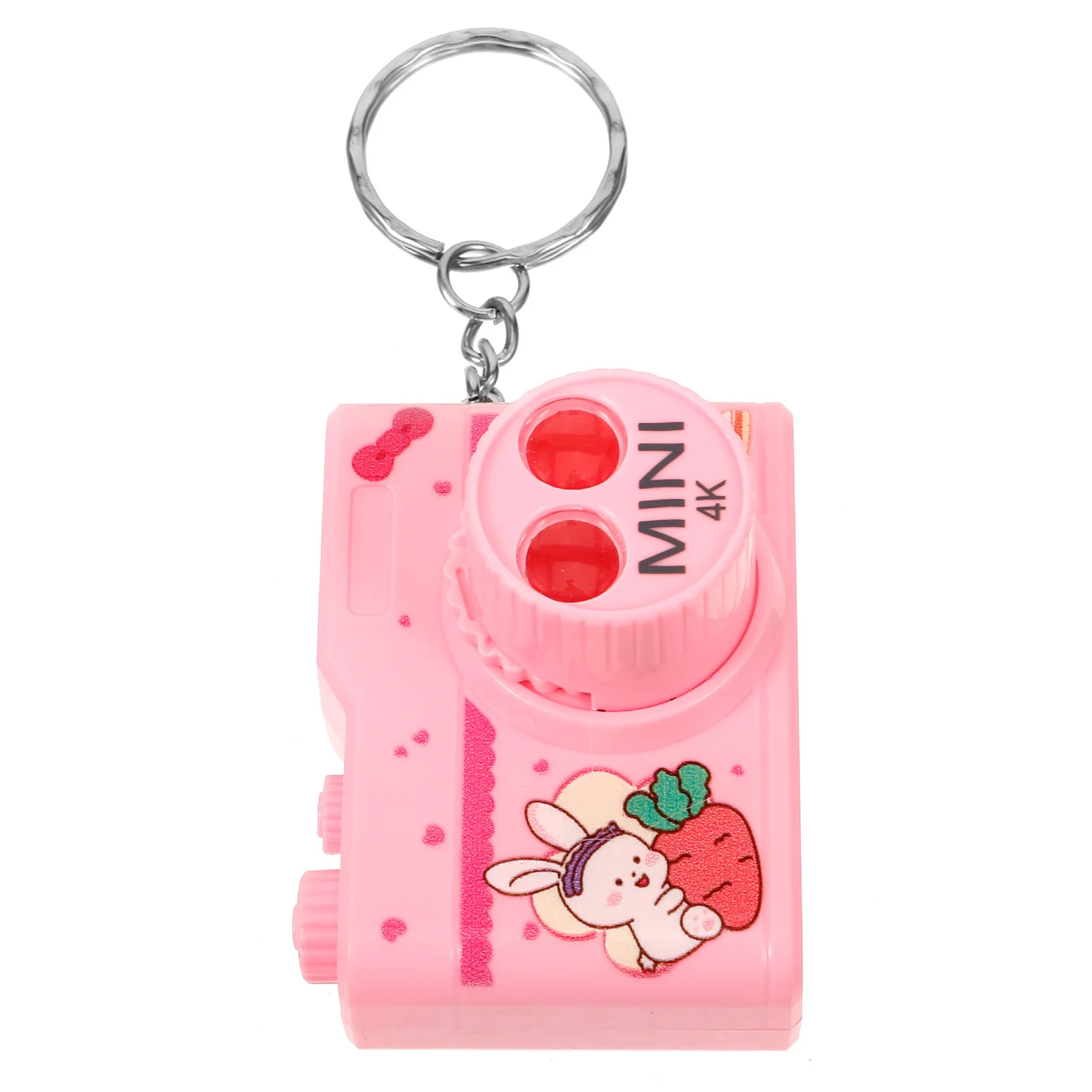 

Adorable Camera Modeling Keychain with Fun Projection Light Small Multi-Function Pendant for Backpack Purse Charm Gift