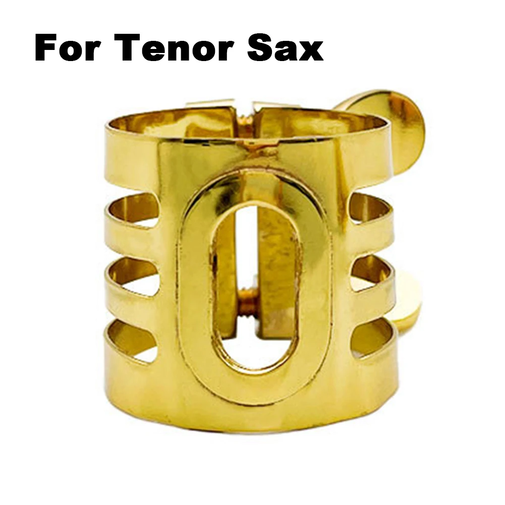 Saxophone Ligature Clamp for Soprano Alto Tenor Sax Clarinet Mouthpiece Enhanced Sound Quality Solid Construction