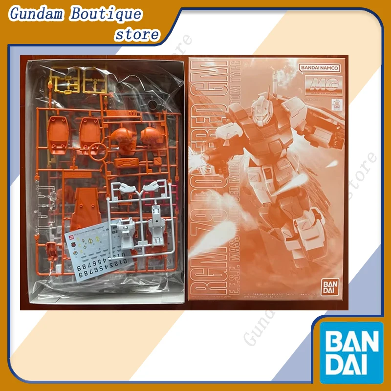 

Bandai Genuine Gundam MG 1/100 RGM-79 POWERED GM Anime Action Figure Robot Collectible Assembly Model Toy Ornament Gift Children