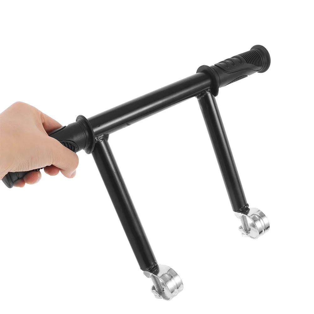 

Универсальный удлинитель ручки детской коляски, регулируемое крепление на руль из нержавеющей стали, удобная рукоятка, идеально подходит для прогулок и