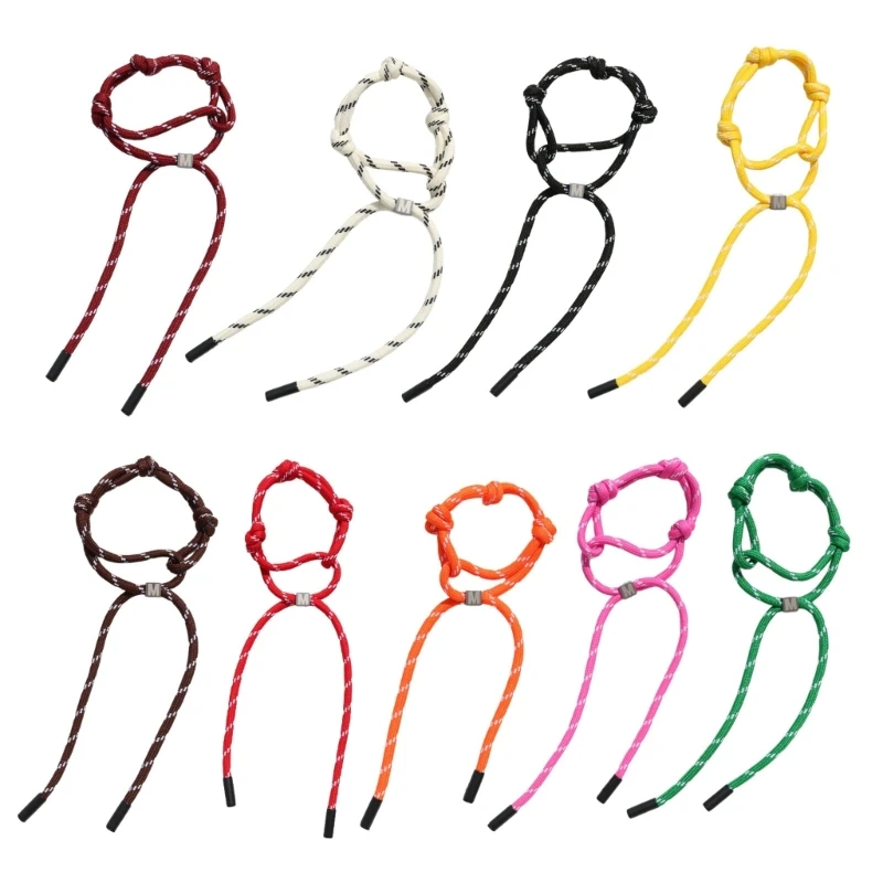 Fast Reach Colorful Adjustable Length Sturdy Nylon Rope Bracelet Great as Special Gifts