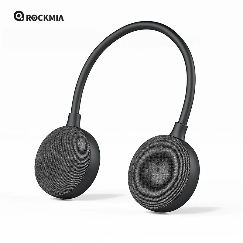 NONE Rockmia Halslautsprecher EBS-906 Bluetooth 5.0 Tragbarer kabelloser TF-Karten-Musikplayer für Zuhause, Outdoor, Wandern, Reiten, Radfahren