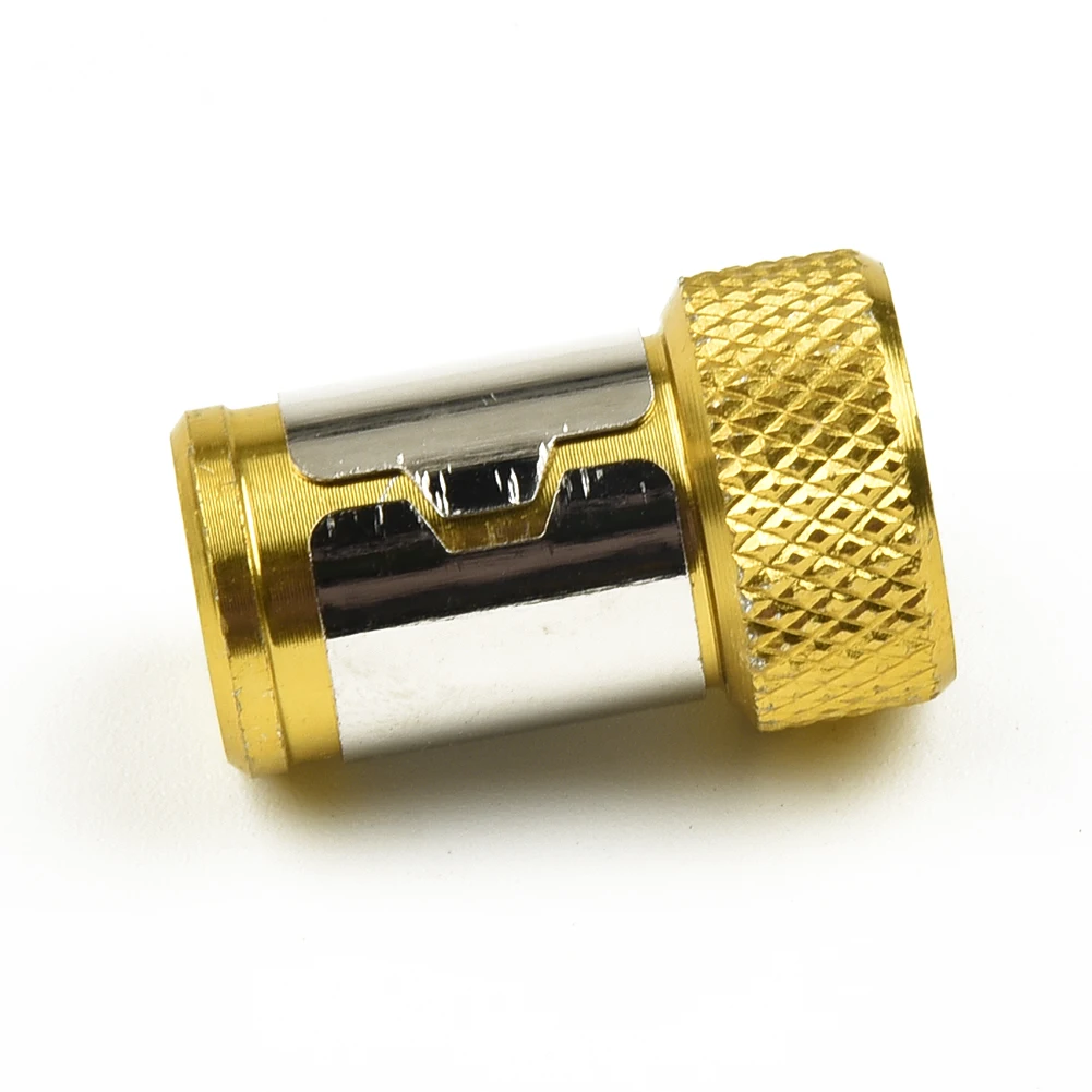 

Hot New Durable Magnetic Ring 1/4" Magnetism 25*15mm Metal 6.35mm For Screwdriver Bit Gold Color Magnet Driver