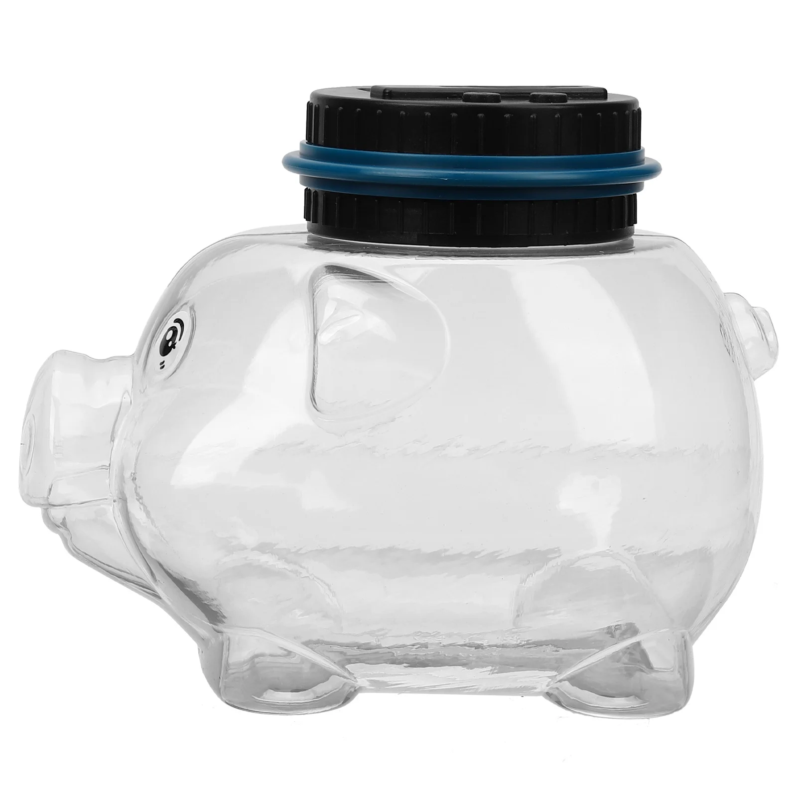 

Digital Coin Bank Transparent Piggy Shape Money Jar Creative Kids Saving Pot Automatic Counting Jar Desktop Coin Storage with