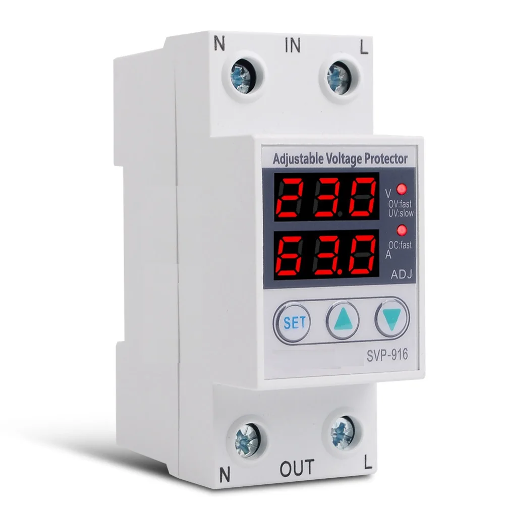 

SVP916 Voltage Protection Device Featuring Automatic Recovery and Real Time Monitoring for Safe Electrical Use