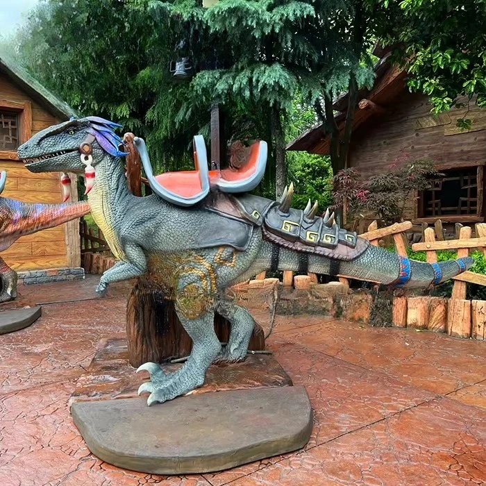 Coin-operated Kids Dinosaur Ride Mall's Most Popular Electronic Dinosaur Ride