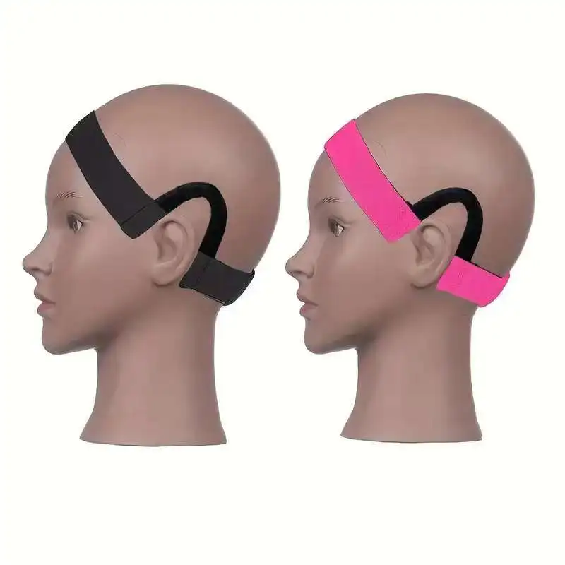 شريط شعر مستعار مع فتحات للأذن، شريط ذوبان من الدانتيل للشعر المستعار الأمامي، شريط ذوبان الشعر المستعار مع منحنى الأذن، أربطة ذوبان غير مؤلمة للدانتيل