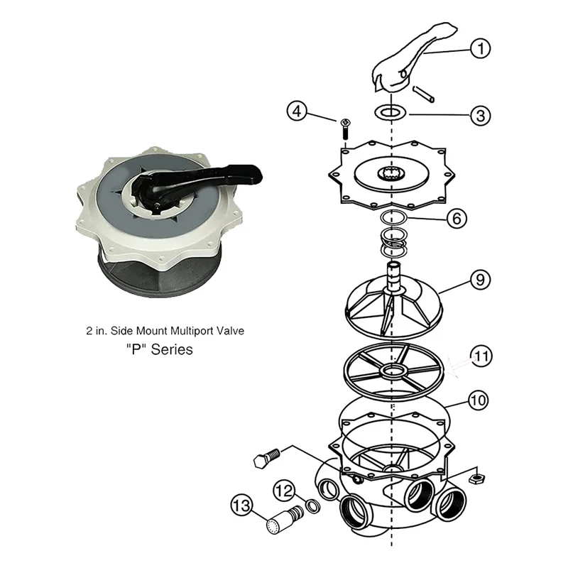 Valve Seat Spider Gasket for Hayward SPX0710XD for Multiport S200 and Pro Series Sand Filter Valves