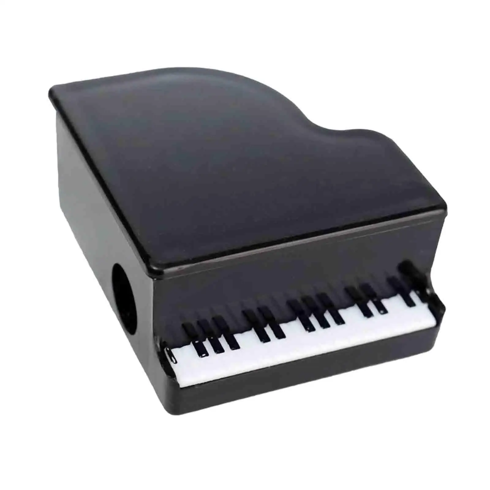 Piano Shaped Pencil Sharpener, cortador de lápis para a escola de aula, presente, pacote 2-6