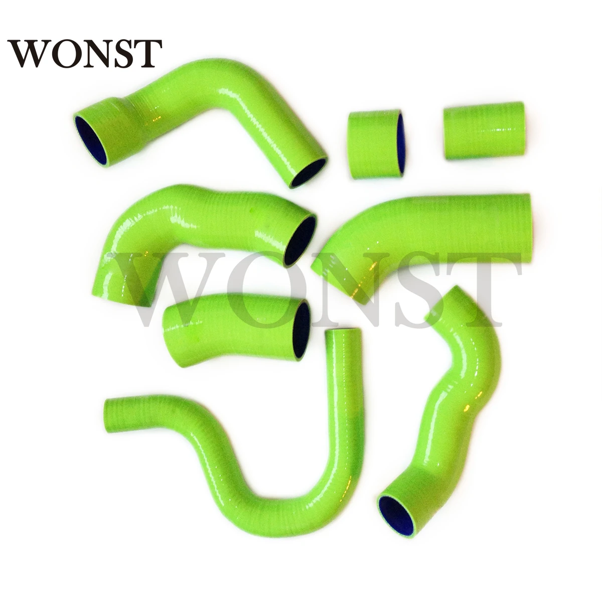 

For 2009 2010 2011 Ford Focus RS MK2 RS Silicone 7 Piece Uprated Boost and Induction Hose