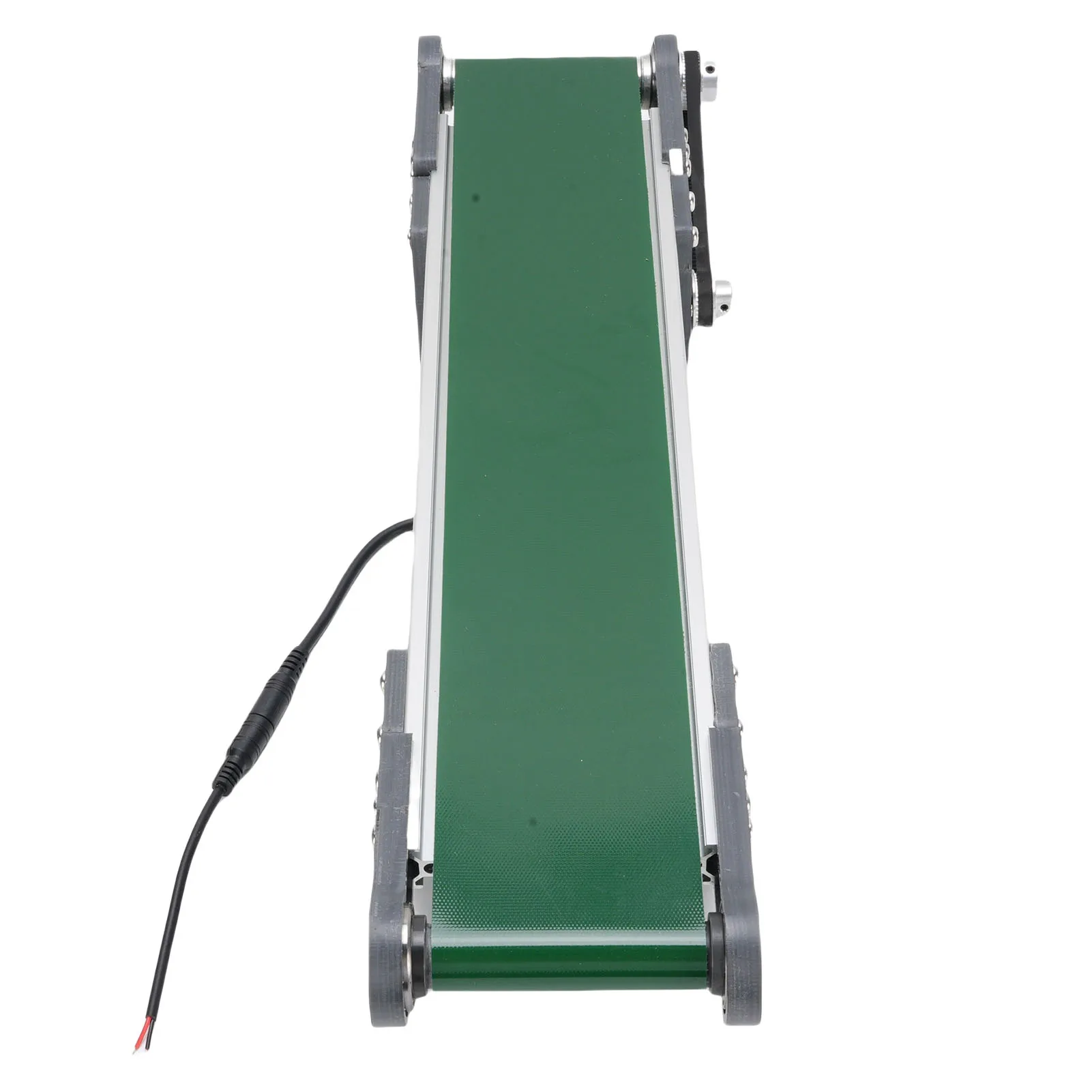 Electric Conveyor Belt Stepless Speed 167RPM Motor Small Conveyor Belt Reverse  10x50CM CNC Processing for Assembly Line