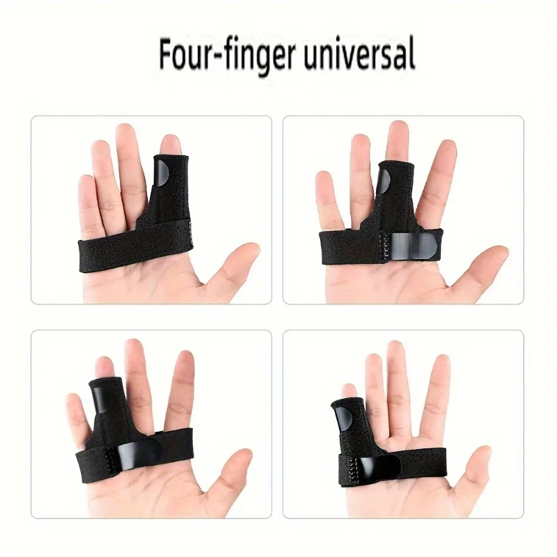 Adjustable Finger Splint, Breathable Finger Brace Fastening Tape for Fingers and Toes Thumb Index Middle Ring Little Finger - view 6