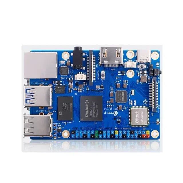 Orange Pi 3B Rockchip RK3566 رباعي النواة 64 بت SBC لوحة واحدة WiFi + BLE جيجابت تشغيل أندرويد لينكس OpenHarmony OS كمبيوتر صغير #2